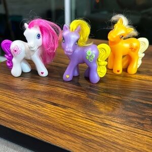 My Little Pony Mattel McDonald’s toy 2005 Star-swirl DaisyJo & Butterscotch lot